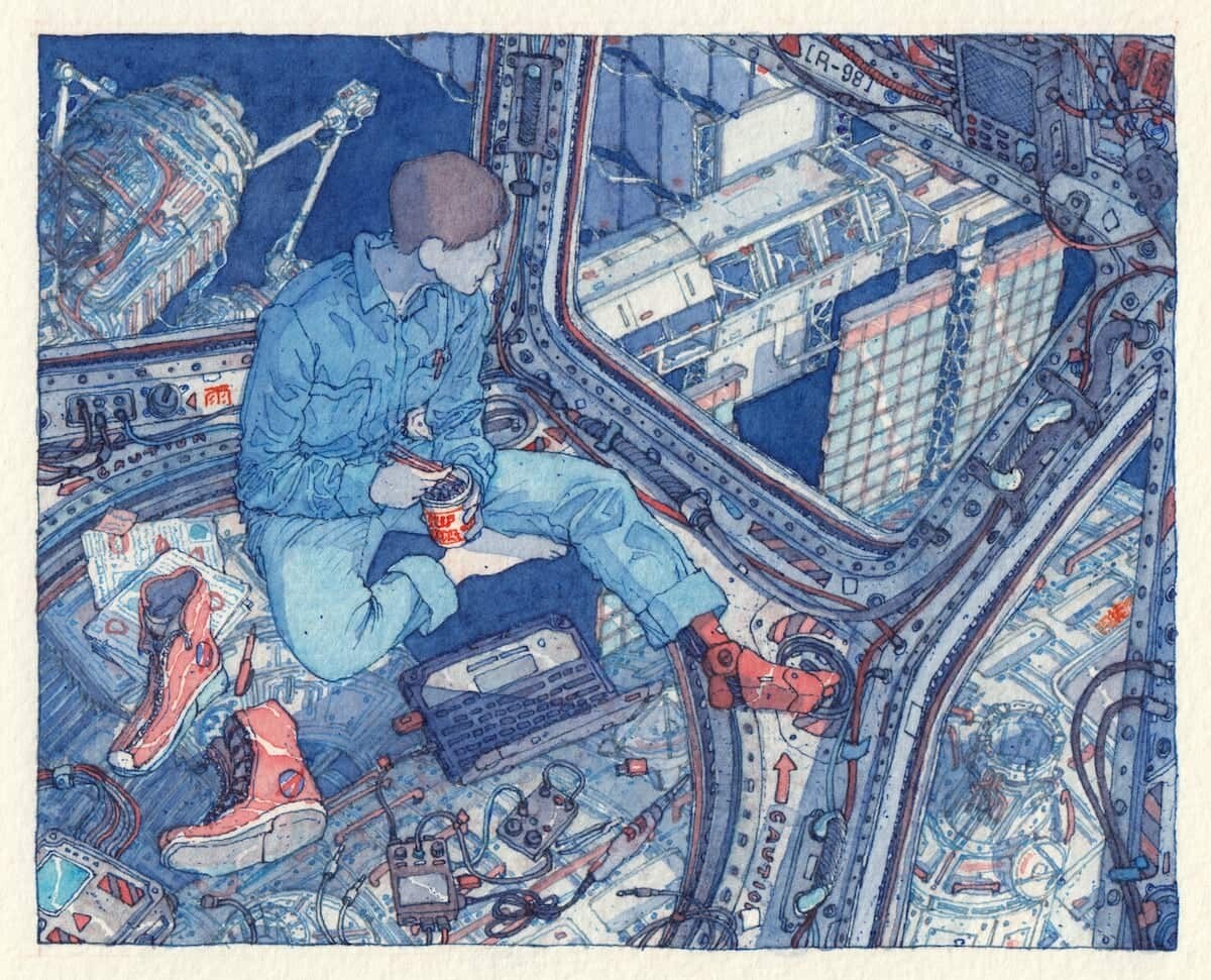rain szeto ilustradora caos desorden color acuarela calma rutina 2