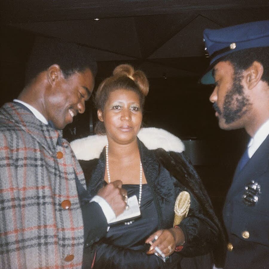 gary lee boas fotografias Aretha Franklin & Glynn Turman