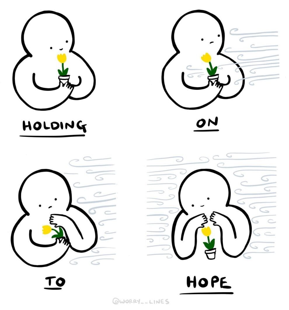 worry lines vineta ilustrador humor amor salud mental instagram 3