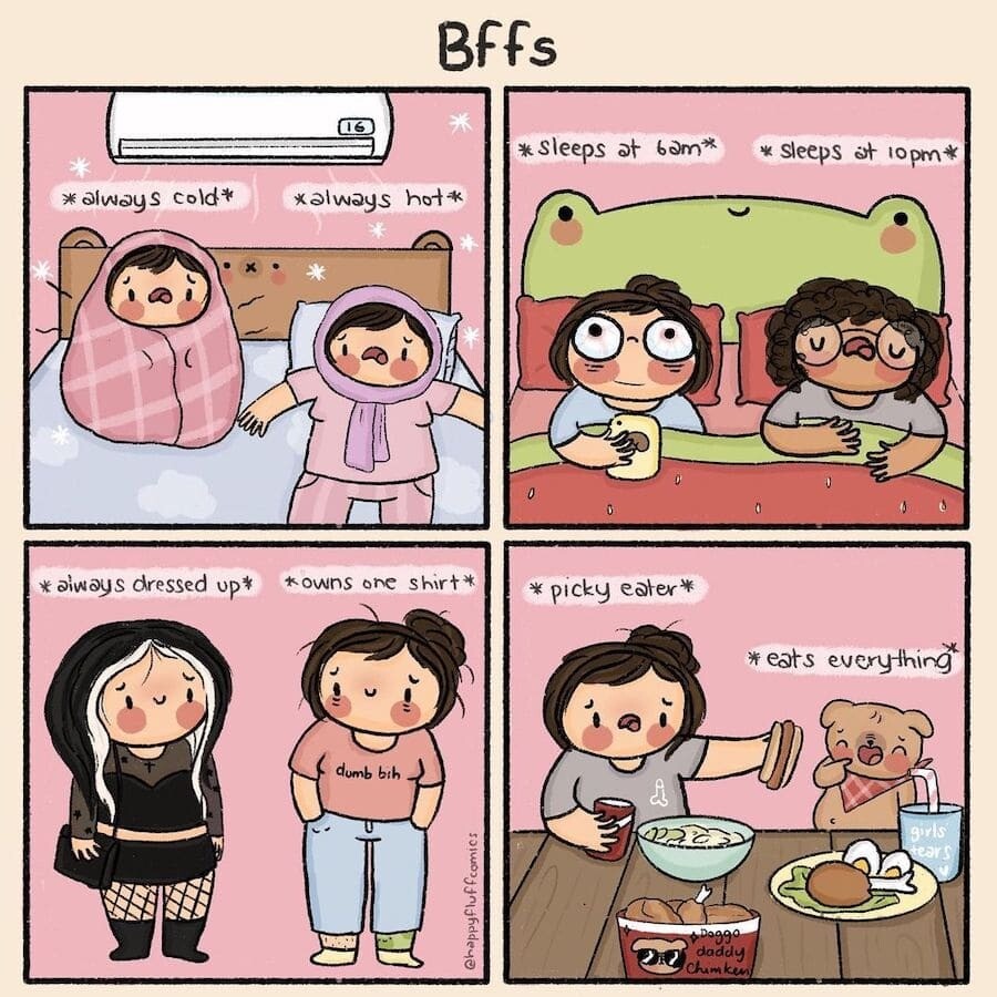 happy fluff comics ilustracion diversidad corporal 8