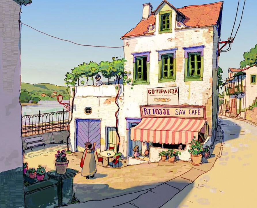 alariko ilustracion espanol freelance color calma verano tranquilidad relajante 6