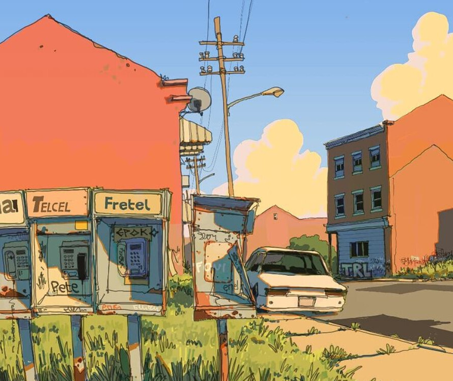 alariko ilustracion espanol freelance color calma verano tranquilidad relajante 9