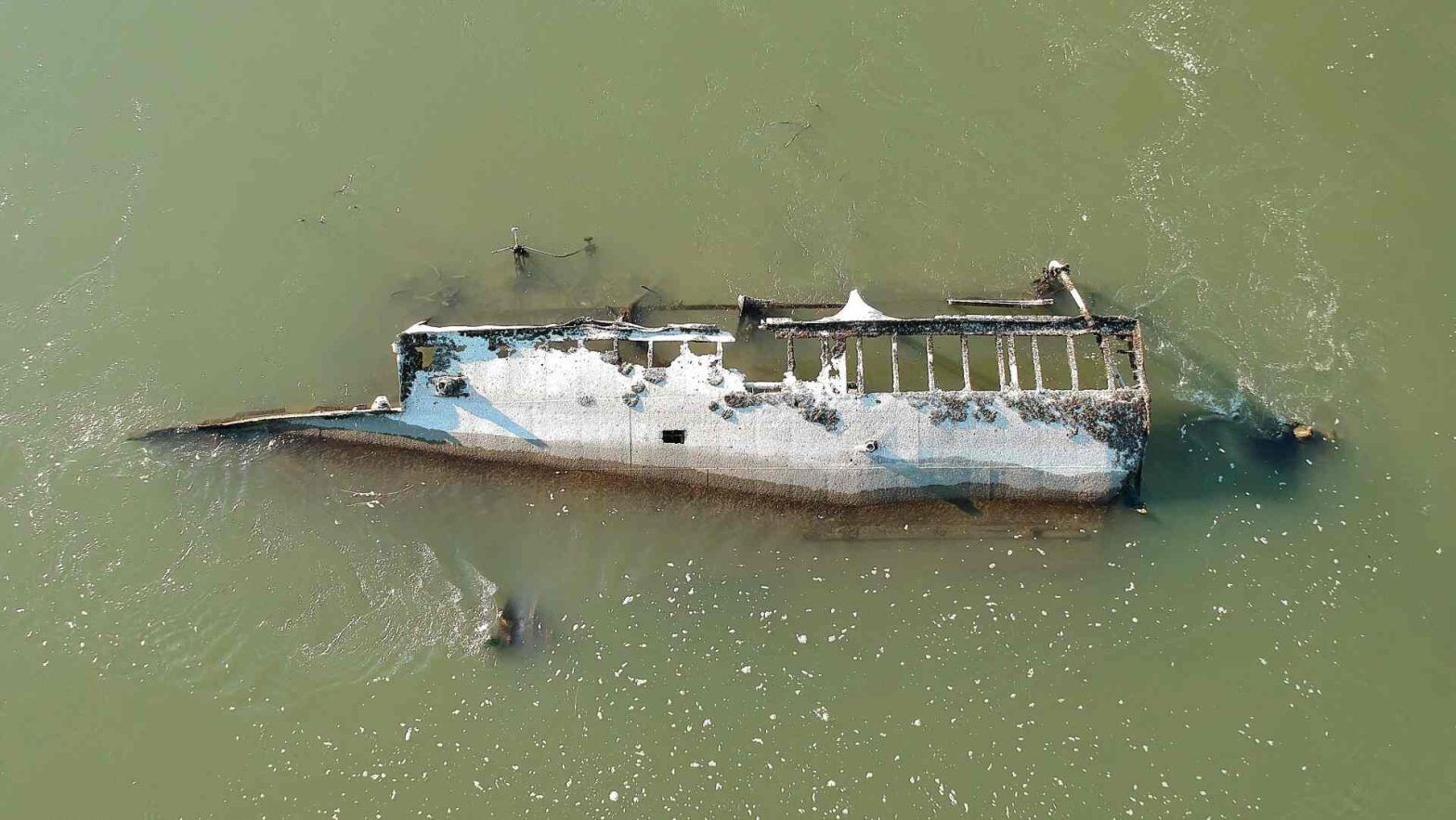 danubio buque guerra segunda guerra mundial bajo nivel mar sequia rio 5
