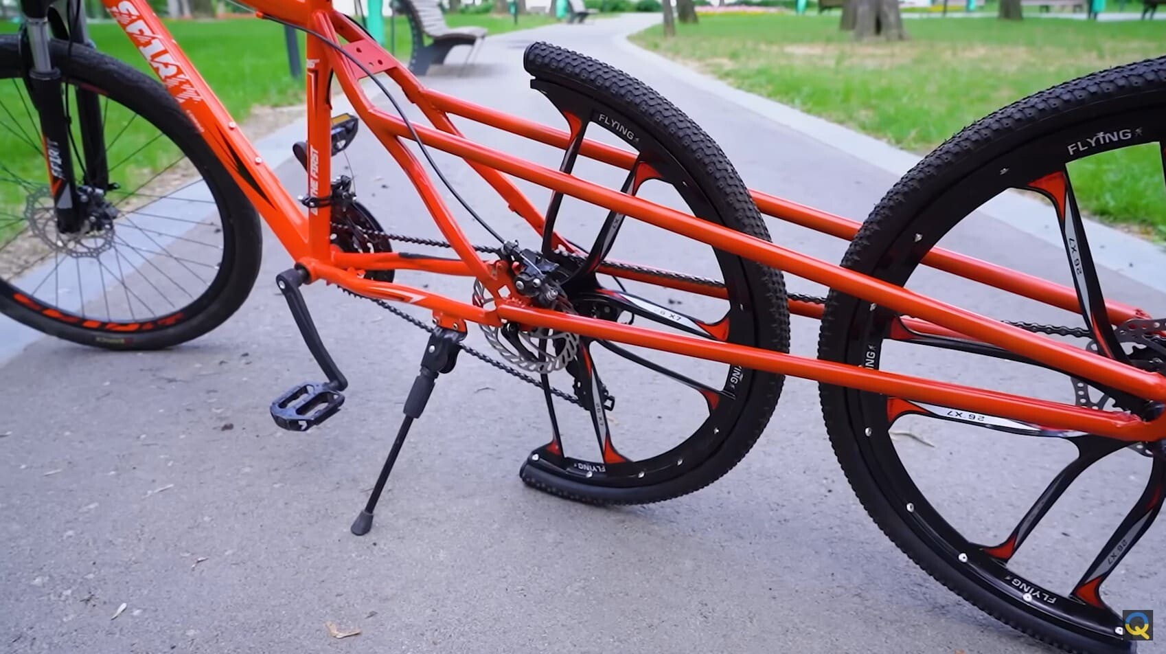 sergii gordieiev the q youtube bicicleta rueda dos mitades matematicas invento 1
