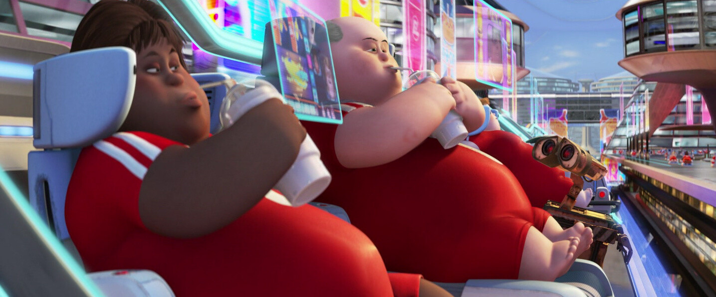 escena de la película wall e de walt disney pictures y pixar animation studios 2008