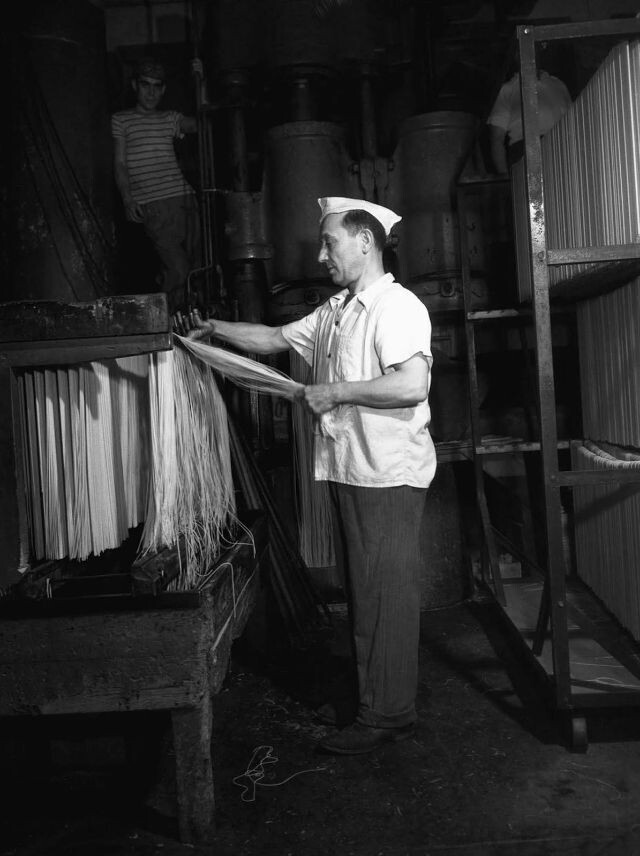 pasta produccion masa fotografias vintage imagenes antiguas creacion 14