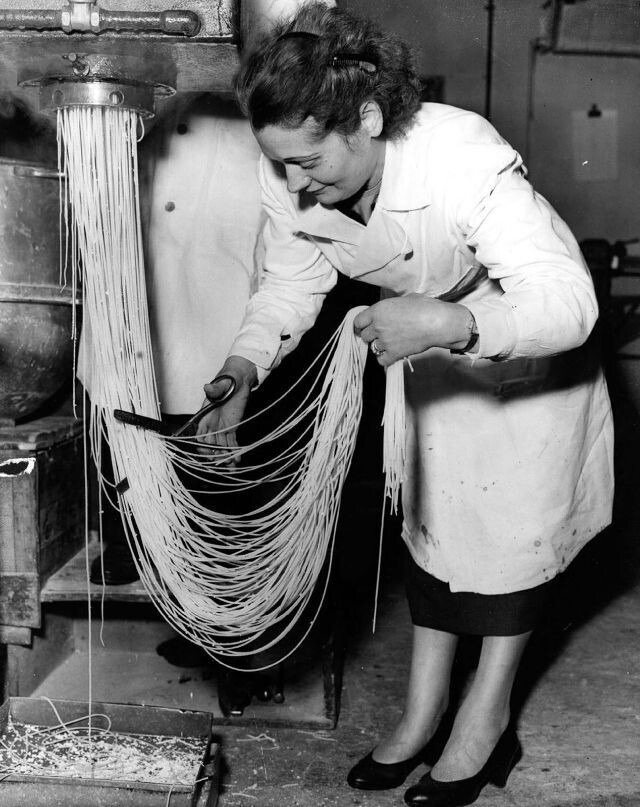 pasta produccion masa fotografias vintage imagenes antiguas creacion 17