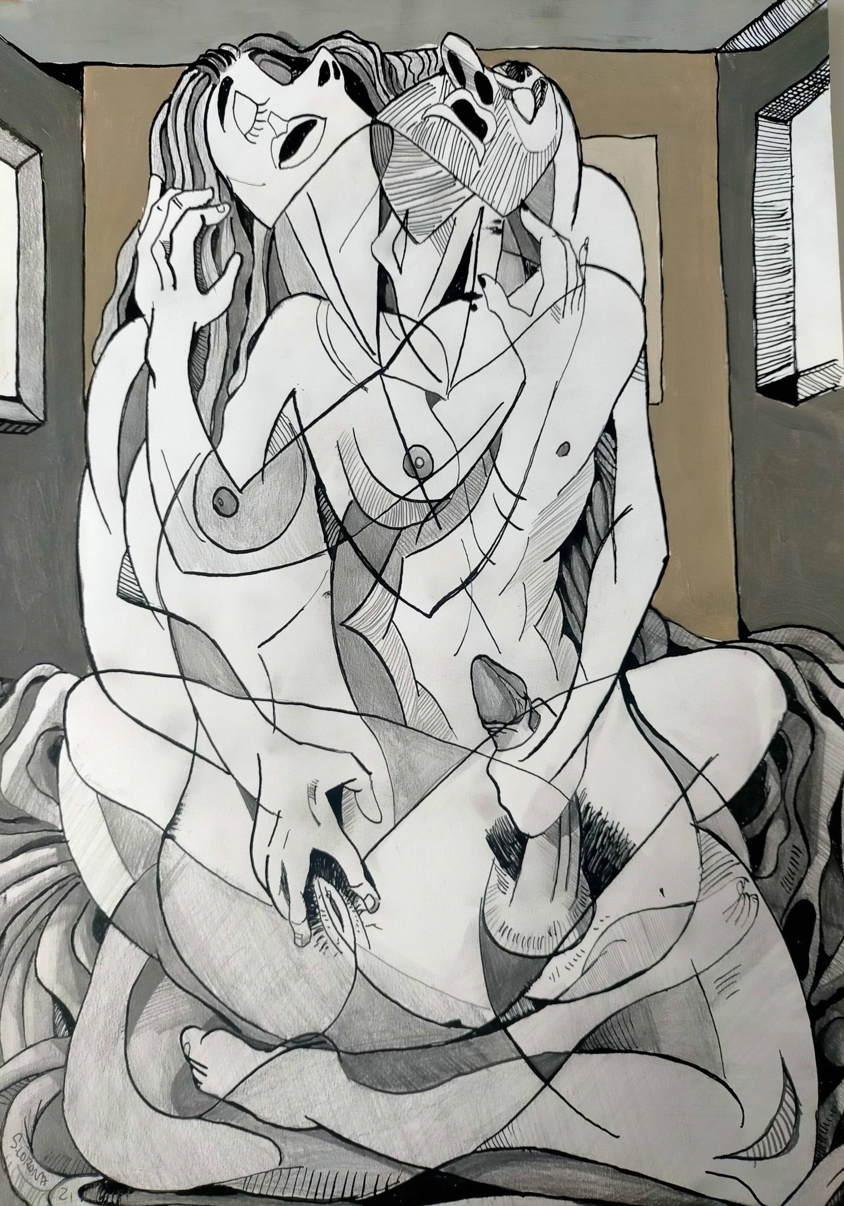 saúl g. corona pintura erotismo6