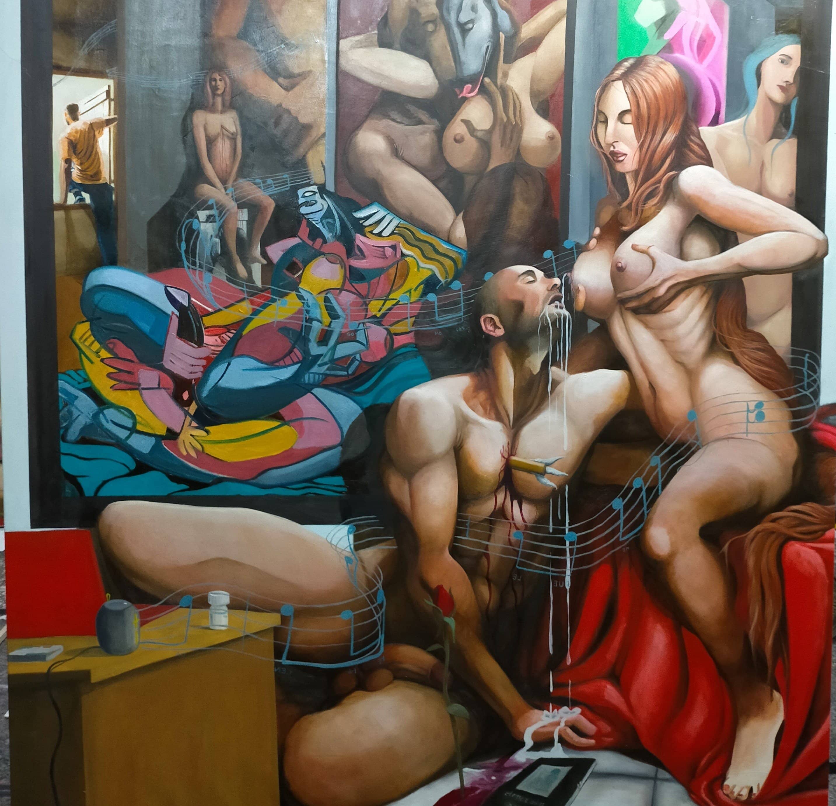 saúl g. corona pintura erotismo8