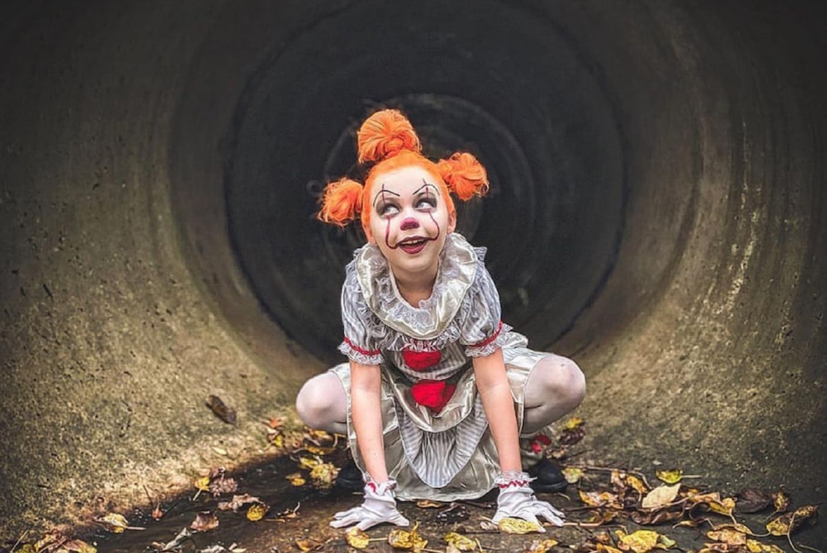 'Kid Dreadful', la niña de 8 años que recrea escenas de películas de terror de culto