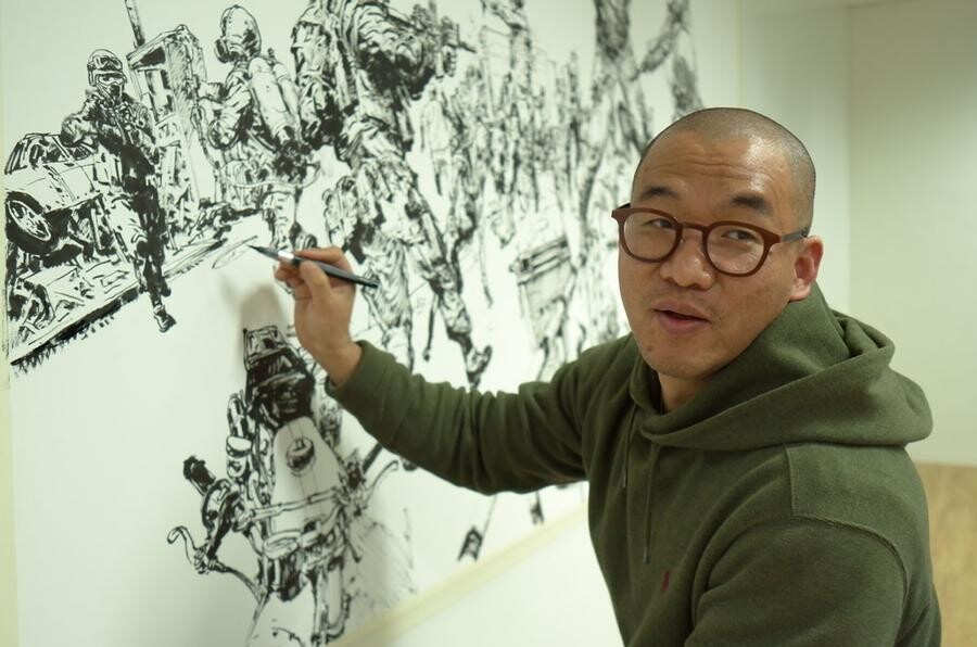 Kim Jung Gi dibujante. Fallecimiento muerte 47 años