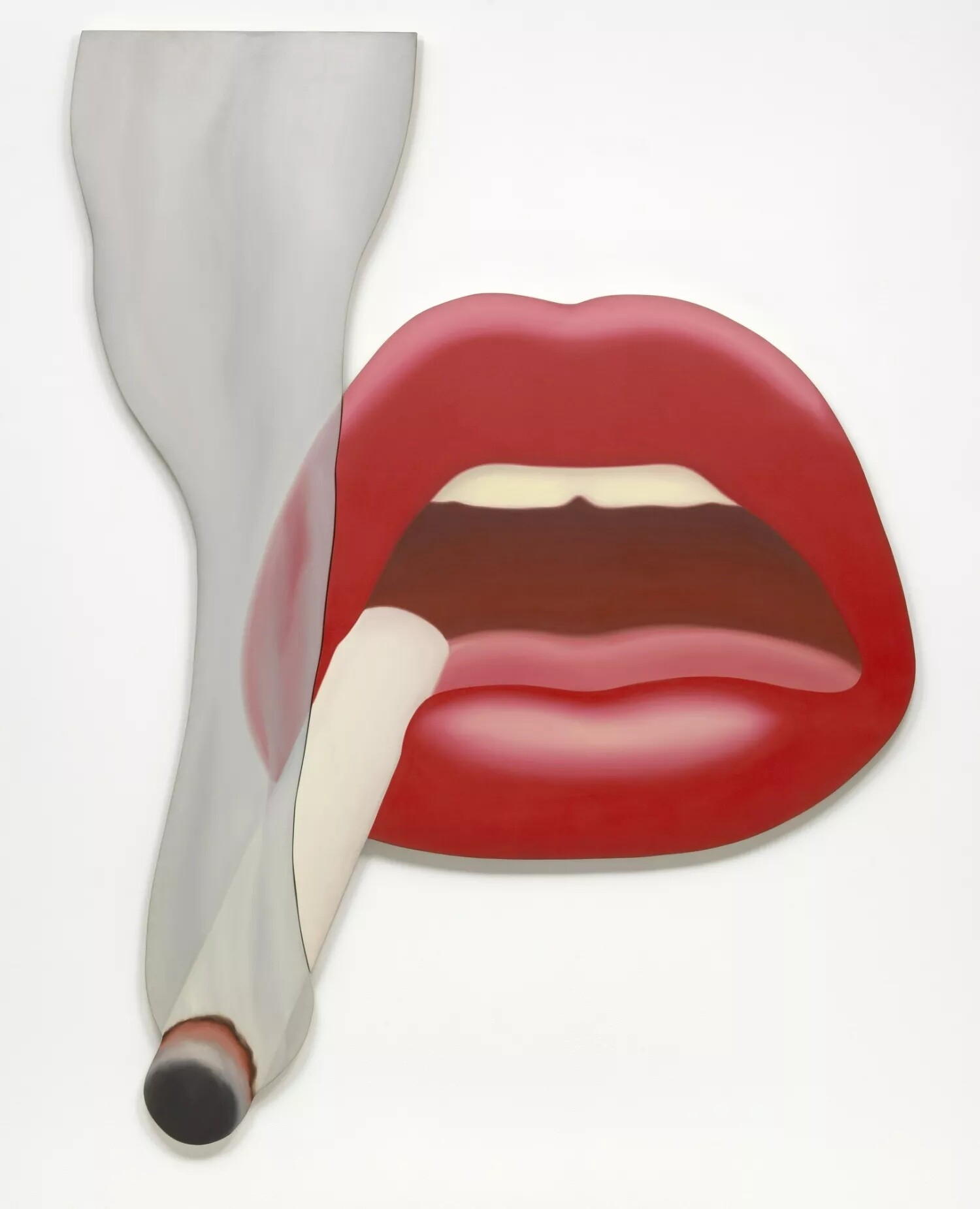 Fumadora 1, cuadro que inspiró la famosa lengua de The Rolling Stones.