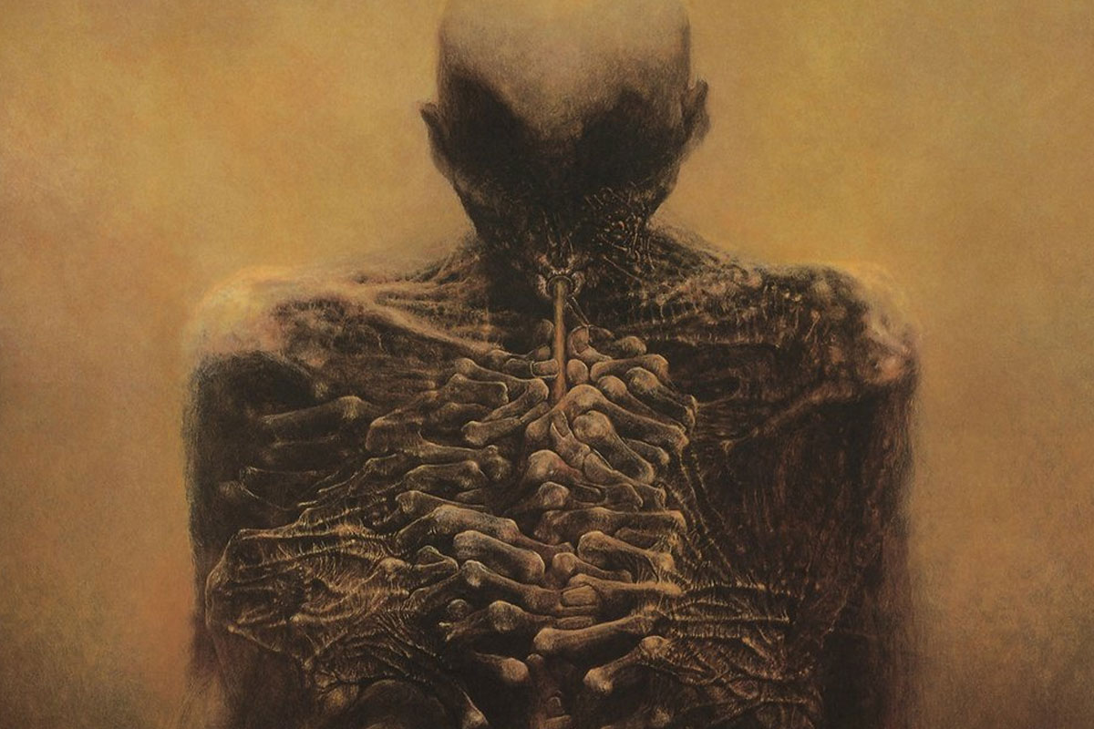 El surrealismo gótico de Zdzislaw Beksinski, el pintor que retrató pesadillas