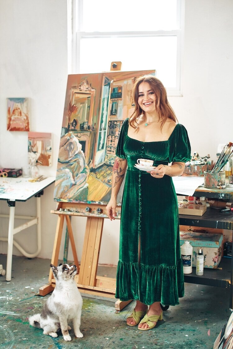ekaterina popova cuadro artista hogar casa habitacion acogedor 1