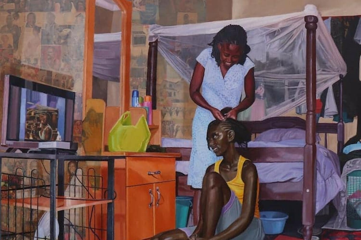 La intimidad de los ugandeses, dibujada por Ocom Adonias a todo color