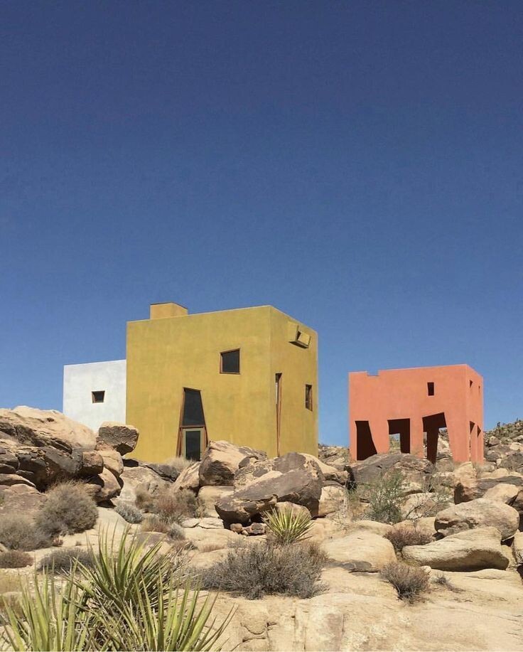 josh schweitzer monument house casas colores desierto joshua tree california abiertas publico arquitectura 3