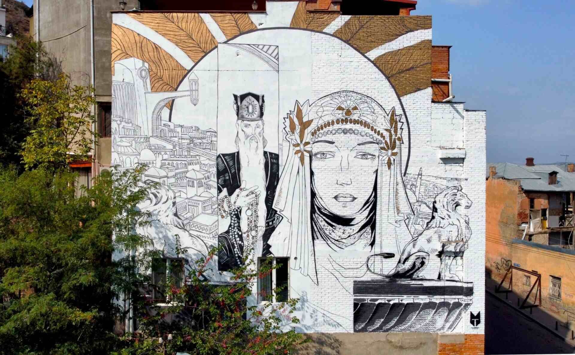 tbilisi mural fest concurso arte urbano pared georgia edificio ucrania 9