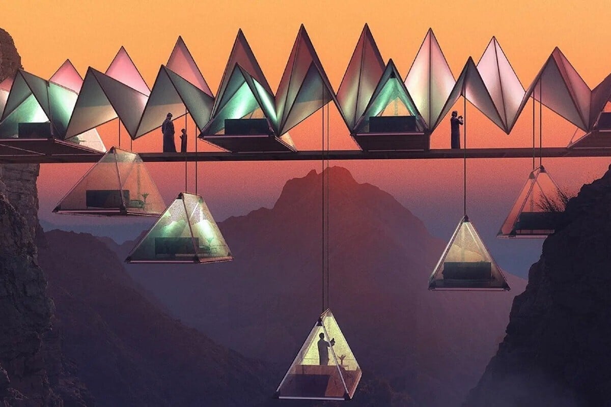 Camping en las nubes: así es la experiencia ‘Floating Retreat’, del estudio Ardh Architects