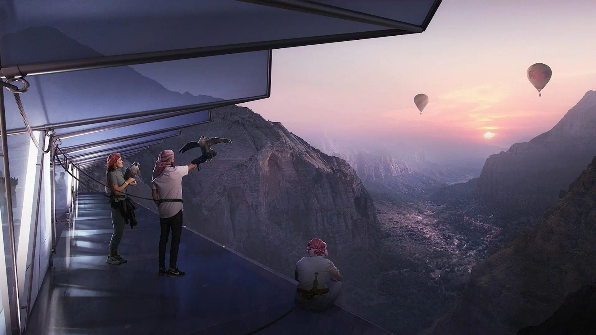 ardh architects floating retrear tienda campana dubai flotar nubes montana camping 2