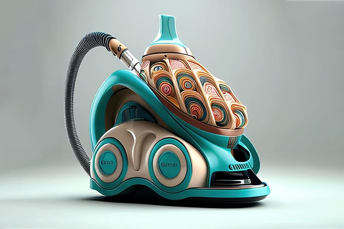Según una Inteligencia Artificial, si Gaudí diseñara electrodomésticos serían así