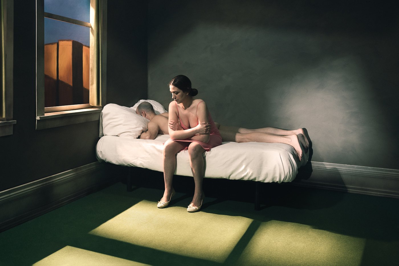 Un homenaje a Hopper en las fotografías de Andrés Gallego