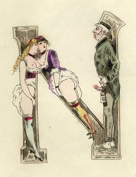 abecedario erotico erotismo sexo ilustracion 14