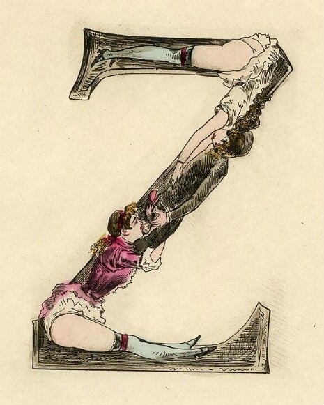 abecedario erotico erotismo sexo ilustracion 26