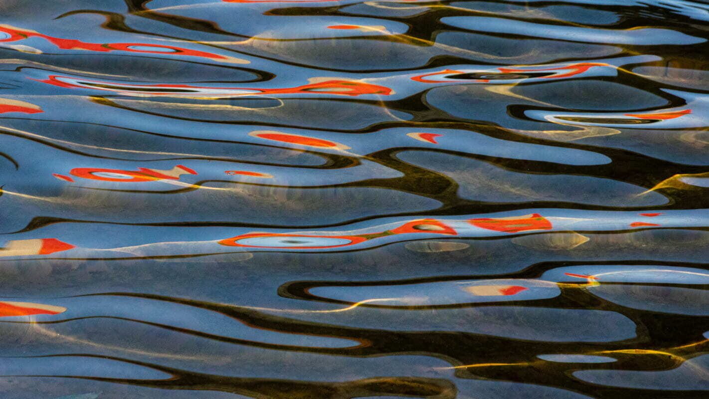 santos turino fotografia abstracta mar movimiento bilbao caleidolia rojos flotando sobre un estanque
