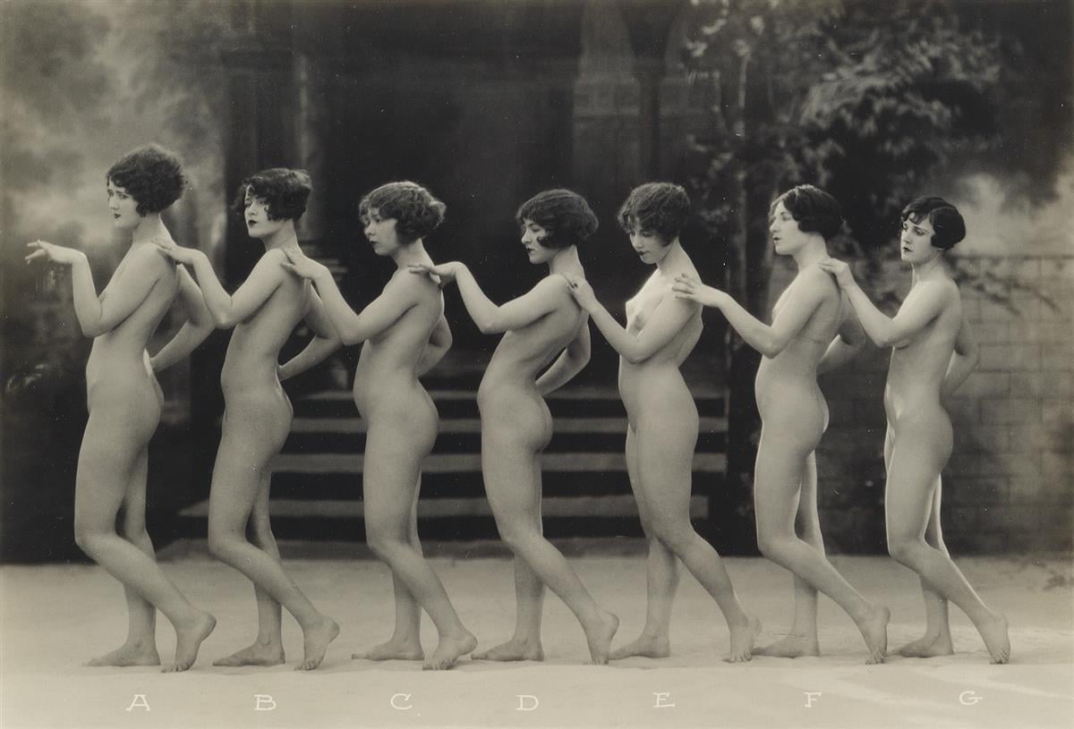 “Las modelos” fotografiadas por Albert Arthur Allen en 1925