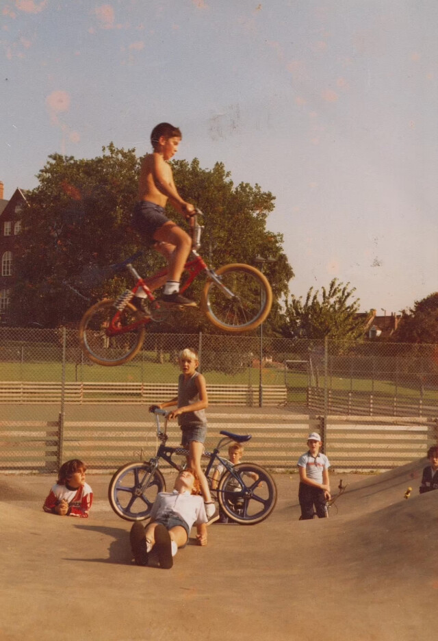 nostalgia bicicleta infancia fotografia vintage 1