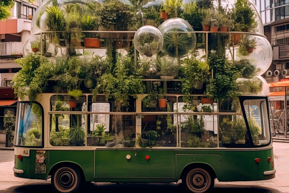 ‘Greenhouse Buses’, la idea para un transporte público más sostenible de Emilio Alarcón