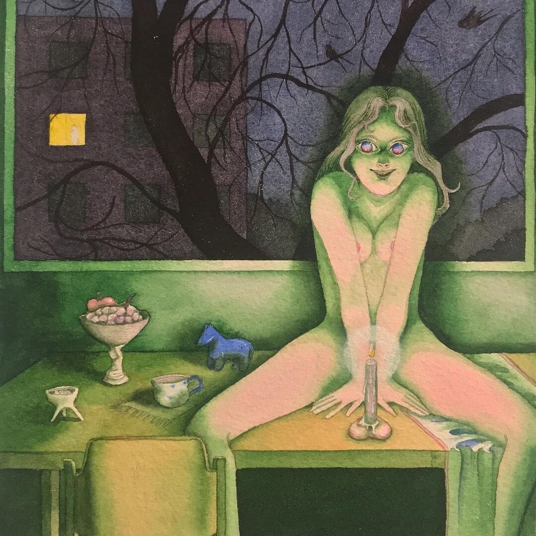 oda iselin sonderland ilustraciones dibujo fantasia noruega onirico 12