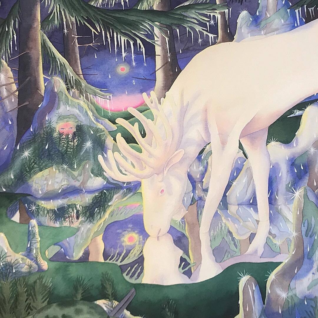 oda iselin sonderland ilustraciones dibujo fantasia noruega onirico 3