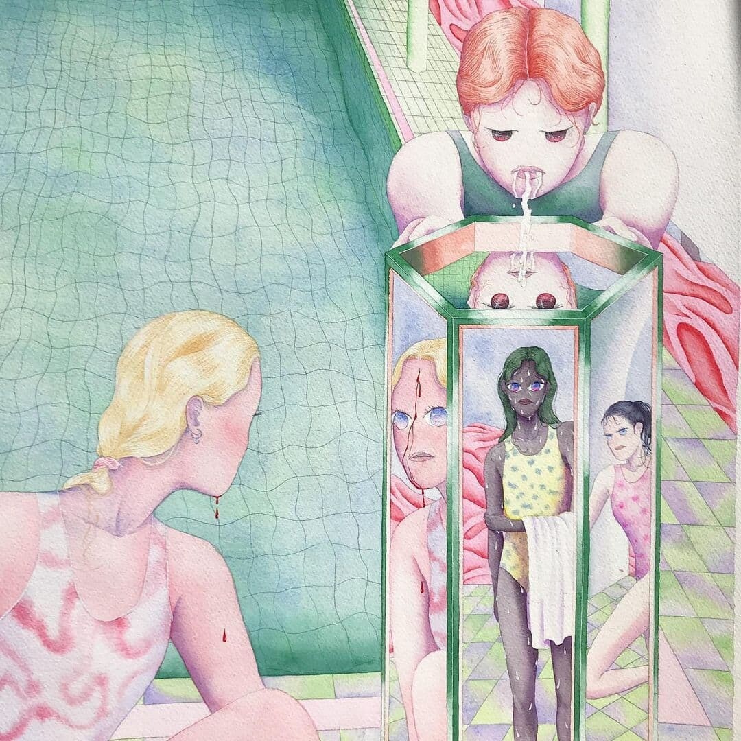 oda iselin sonderland ilustraciones dibujo fantasia noruega onirico 6
