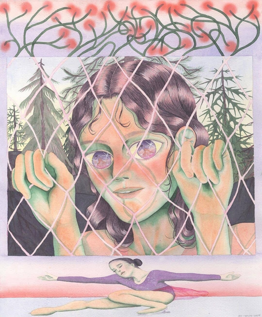 oda iselin sonderland ilustraciones dibujo fantasia noruega onirico 9