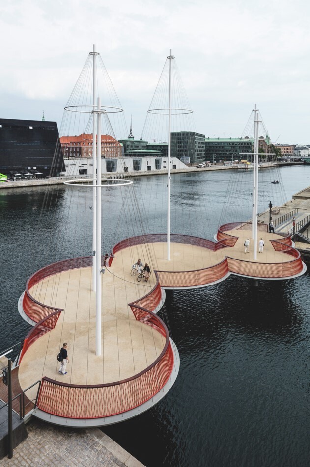 cirkelbroen puente circular copenhague dinamarca diseno movil