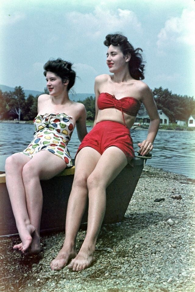 moda vintage sociedad playa verano 12