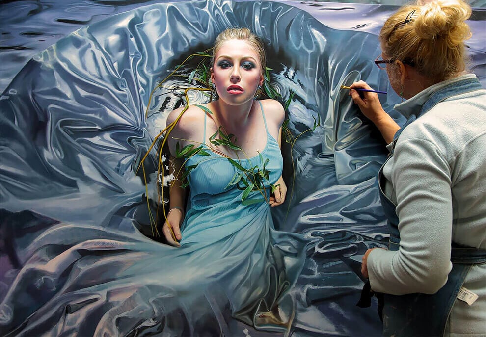 Christiane Vleugels pintura hiperrealista fantasía