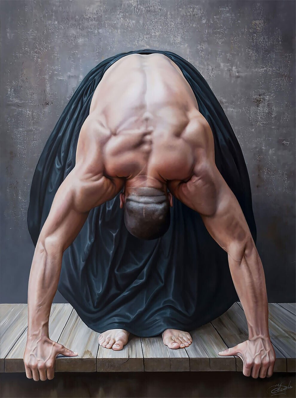 Christiane Vleugels pintura hiperrealista fantasía