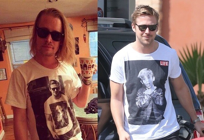 Fotografias de Macauly Culkin y Ryan Gosling