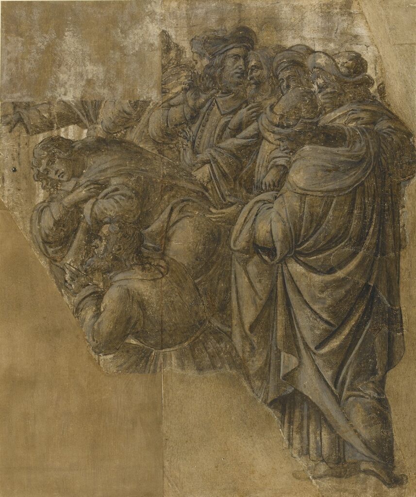 Sandro Botticelli, Fragmento de la Adoración de los Magos
