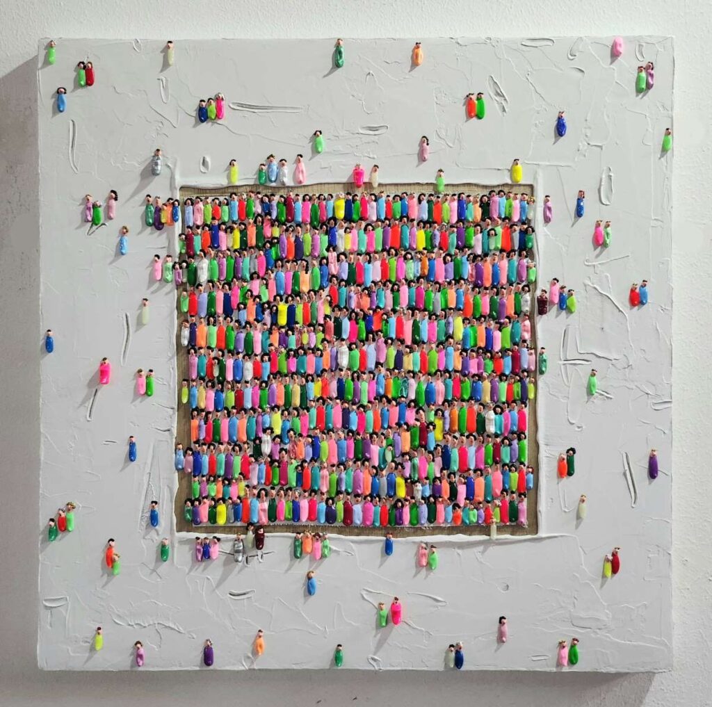 People (10-153) (2023), por Kim Sohyoung. Banditrazos Gallery.