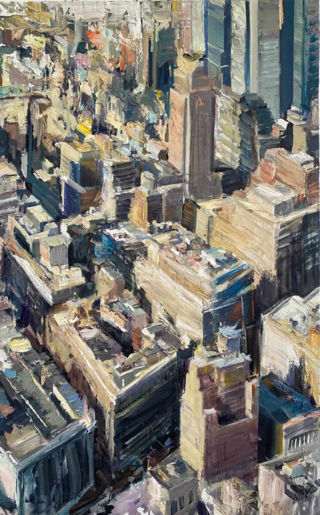 Vistas desde el Empire State II (2023), Eduardo Lozano. Olga Julián Projects.