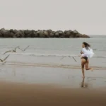 Chica en playa