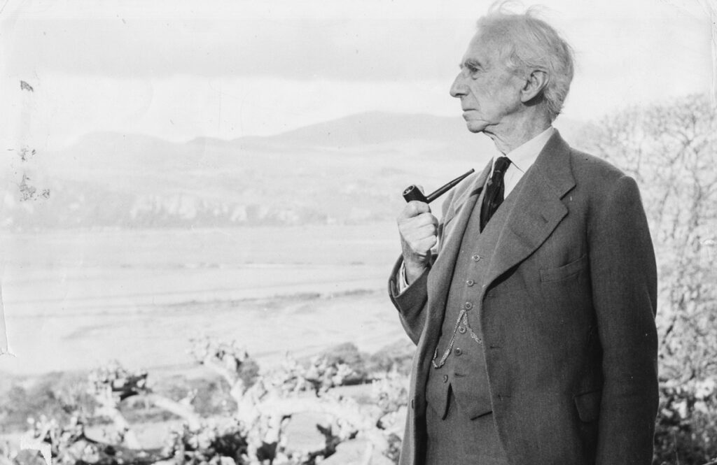 Retrato de Bertrand Russell