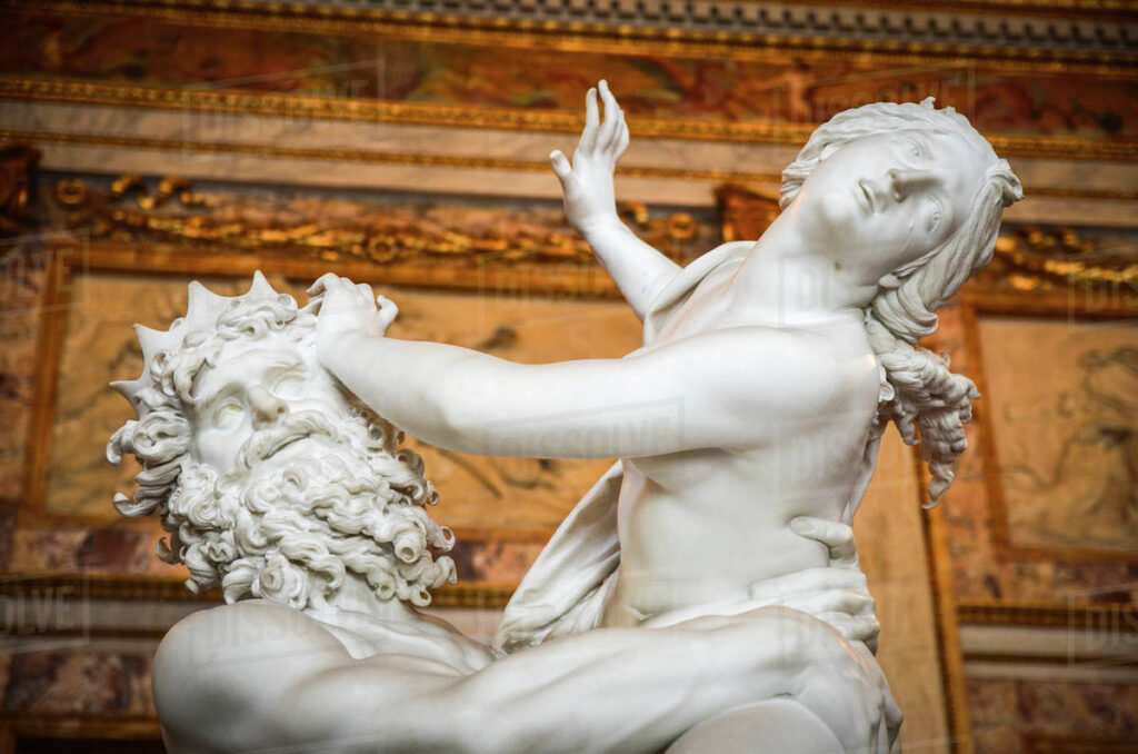 Escultura El rapto de Perséfone