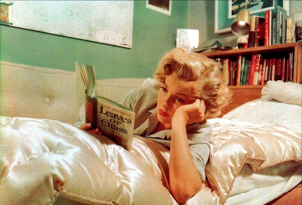 Chanel Nº5 y libros, así era la extensa biblioteca de Marilyn Monroe