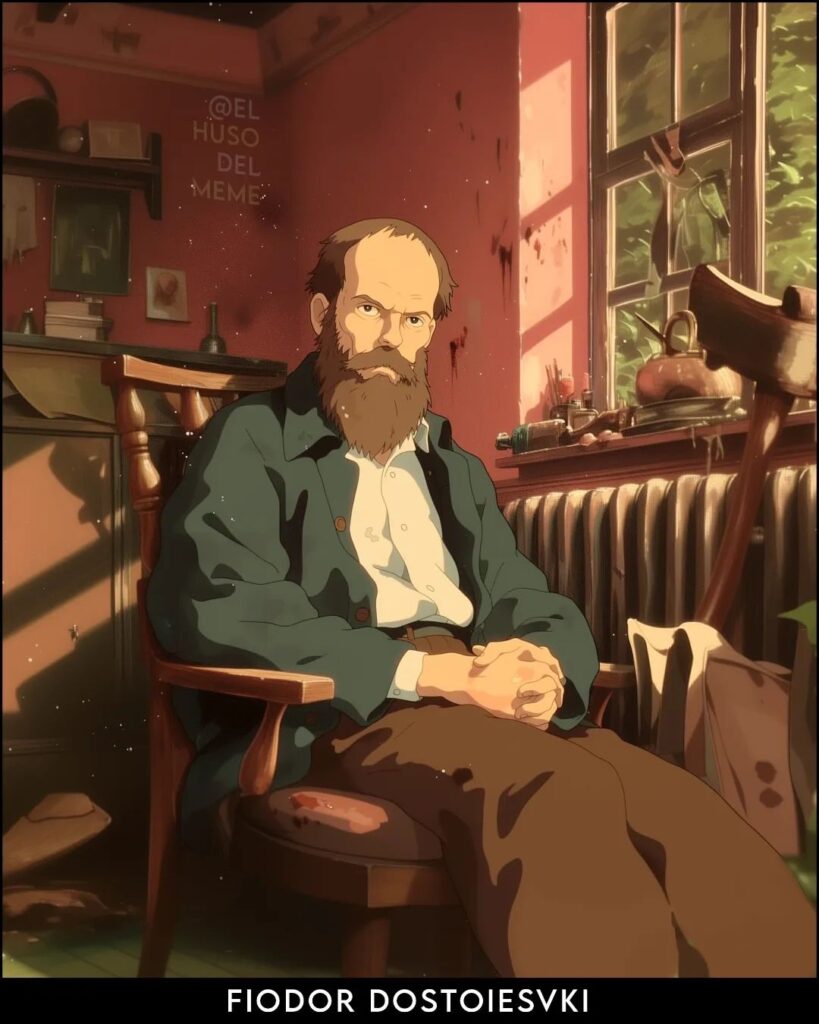 Dostoievski como personaje Ghibli