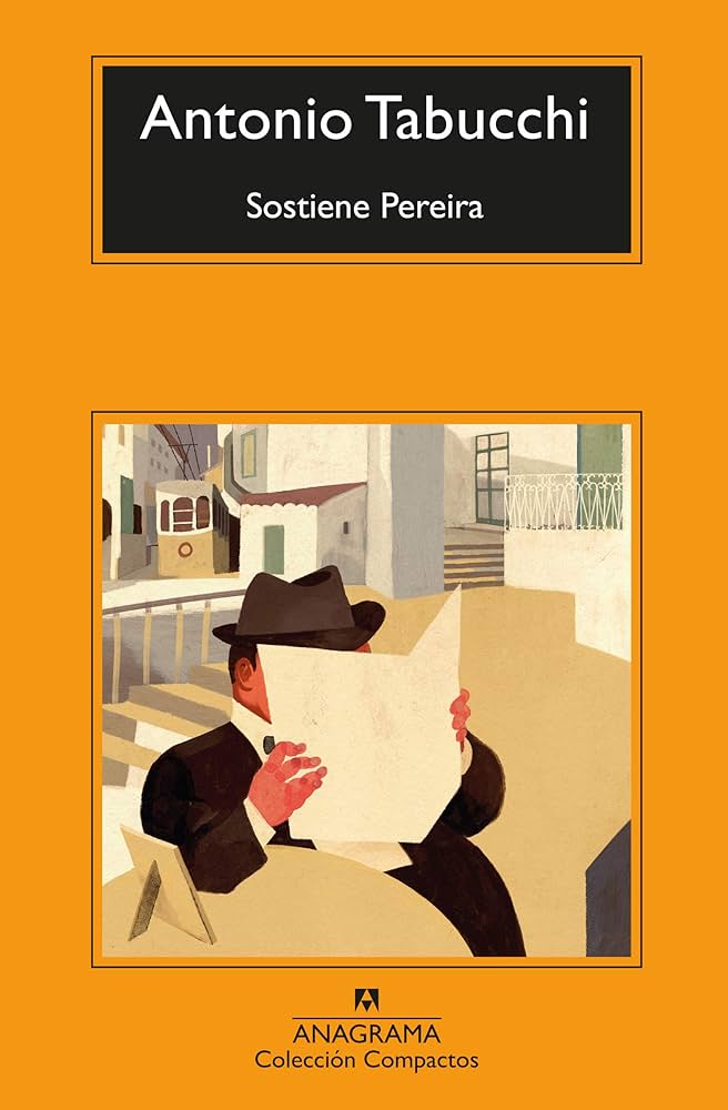 Portada del libro Sostiene Pereira, Antonio Tabucchi