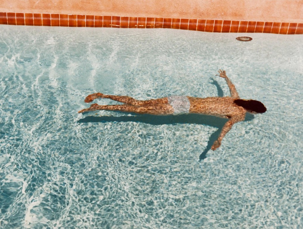 John St Clair Swimming (1972), David Hockney